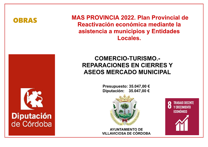 MAS PROVINCIA 2022. Plan Provincial de Reactivación económica mediante la asistencia a municipios y Entidades Locales.
