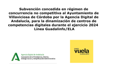 SUBVENCION GUADALINFO 2024. JUNTA DE ANDALUCIA