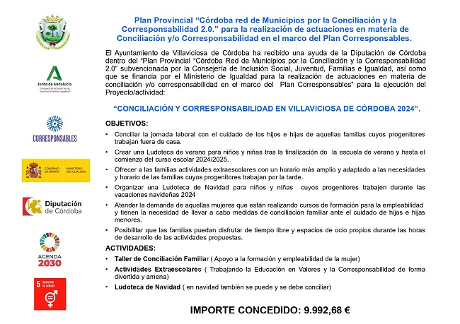 Córdoba red de municipios por la conciliación y la corresponsabilidad 2.0